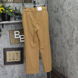 Calvin Klein Petite Solid Lux High-Rise Wide Leg Pants T42PL994 Luggage Brown 4P