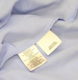 Kasper Classic Drape Audrey Tie-Neck Blouse 10924623 California Sky Blue 2X