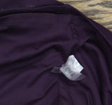 Siena Womens Side-Gathered Dress Removable Straps SATP1607 Plum Purple 12