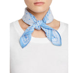 Echo Womens Lightweight Square Dot Print Bandana EN0612 Blue OS