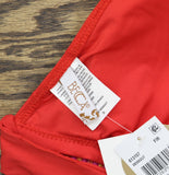 Becca Delilah Halter Aztec Bikini Swim Top 613157 Fire Red Multi D