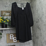 A Pea in the Pod Womens Woven Smocked Maternity Dress 6573967409287 Black XS