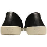 White Mountain Womens Slip-On Stretch Bling Sneaker Black 10M