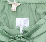 State of Day Womens Crepe De Chine Pajama Sleep Shorts Green M