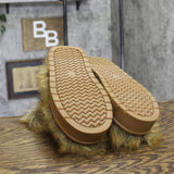 A New Day Womens Terra Boots Faux Fur Fuzzy 94715795 Brown 7M