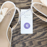 A New Day Womens Milan Pearl Slingback Heels 92611221 Ivory Off White 6M