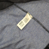 Three Dots Women's Reversible Colorblock Loose Shirt Dress Indigo Blue L