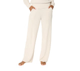 Barefoot Dreams Ultra Lite Pintuck Knit Lounge Pants A692127 Almond Off White XS