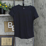 Spyder Active Womens Athletic Short Sleeve T-Shirt Tee 1753164 Black L