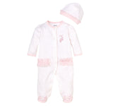 Little Me Prima Ballerina Footie with Hat 2-Piece Set Prima Ballerina Pink 3M