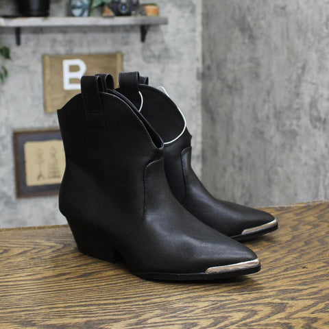 Universal Thread Women's Henley Ankle Western Boots 88375060 Black 7M