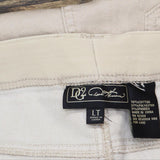DG2 by Diane Gilman Straight Stretch Denim 5-Pocket Jegging Beige Brown LT