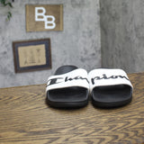 Champion Womens IPO Squish Slide Sandals 94425782 Black Multi / White 9M