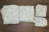 Laura Ashley 300 Thread Count Cotton Sateen Sheet Set Teal Floral King