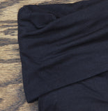 Blogilates Womens Foldover Side Pockets Box Pleats Wide Leg Pants Black M