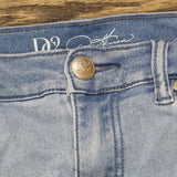 DG2 Womens Virtual Stretch Skinny Jean 560464 Chambray Blue 12 Tall