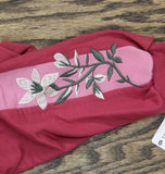 Nike Little Girls Floral Active French Terry Track Jacket Sweet Beet Pink 6