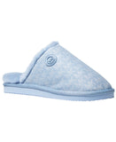Michael Michael Kors Womens Janis Scuff Slippers Fuzzy 40R1JAFP2Y Denim Blue 6M