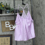 Flora by Flora Nikrooz Sharon 2-Pc. Satin Sleep Pajama Set Orchid Purple XL