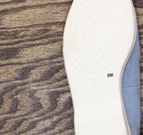 Giani Bernini Womens Lesleee Slip-On Memory Foam Loafers Light Blue Suede 6M