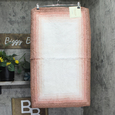 Better Trends Torrent Collection Bath Rug Rectangle Mat Rose Pink Multi 21x34