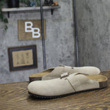 Goodfellow & Co Men's Oswald Clog Slip-On with Buckle 94504662 Taupe Brown 9