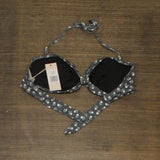 Eberjey Womens Standard Petite Fleur Lulu Bikini Swim Top Faded Black M