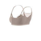 Leonisa Back Support Posture Corrector Wireless Sports Bra Beige Brown 36C
