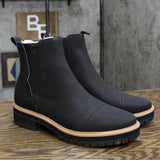 Toms Women's Dakota Chelsea Boot 10016845 Water Resistant Black Leather 9M