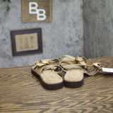 Universal Thread Ridge Buckle Strappy Slide Sandals 94822847 Taupe Brown 7M