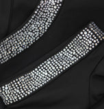 Calvin Klein Womens Embellished Short-Sleeve A Line Dress CD4M2EA5 Black 16