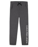 Calvin Klein Pull-On Fleece Jogger Sweatpants Charcoal Heather Gray L (14/16)