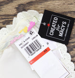 Salt + Cove Juniors Crochet Halter Triangle Bikini Top Cream Off White XS