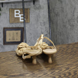 A New Day Womens Esme Floral Crochet Kitten Heels 92979007 Tan Brown 9.5M