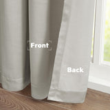 Croscill Satin Luxurious Light Filtering Curtain Window Panel White 52x96