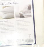 Charter Club Damask Stripe 550 TC Supima Cotton 4-Piece Sheet Set White Queen