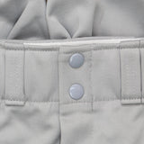 Majestic Boys 2 Button Back Pockets Youth Baseball Pants 8300 Gray L