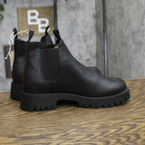 Universal Thread Womens Zora Boots Faux Leather Chelsea 94637403 Black 8M