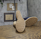 Easy Street Womens Jasper Wedge Sandal JASPR Navy Thai Silk Blue 8WW