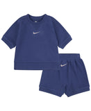 Nike Baby Girls Knit Shorts 66L740G Navy Blue 12M