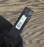 Donna Karan Womens Woven Sleeveless Top Twist Neck Black M