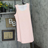 Charter Club Womens Floral Tank Sleep Shirt 100181258MS Gingham Coral Orange XS