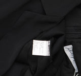 Petal And Pup Sienna Belted Buckle Pleated Collared V Neck Jumpsuit Black L