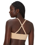 Maidenform Womens Strapless Bra with Stay-Put Tech Wireless Almond Brown L