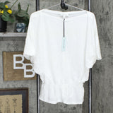Prologue Women's Batwing Short Sleeve Blouse 556515