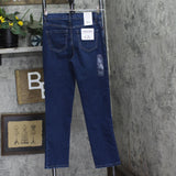 Gloria Vanderbilt Womens Petite Amanda Straight-Leg Jeans Madison Blue 4P