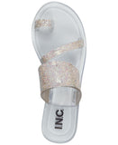 Inc International Concepts Women's Gianolo Jelly Sandals Clear Crystal White 5M