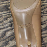 Nine West Women's Stiletto Heels Etta Pumps ETTANUDE Tan Brown 6.5M