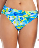 Bleu By Rod Beattie a Beach Printed Hipster Bikini Bottom Cool Blue Multi 12
