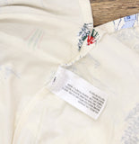 Auden Tis the Skison Holiday Collar Top and Shorts Pajama Set Cream Off White S